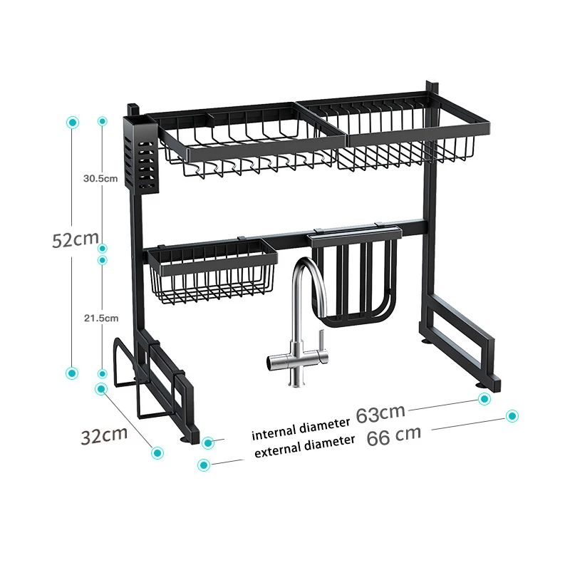 Langria Over-Sink Dish Drying Rack