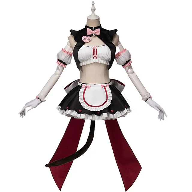 バニラネコパラコスプレチョコレートメイド衣装 OVA メイド制服ネコ