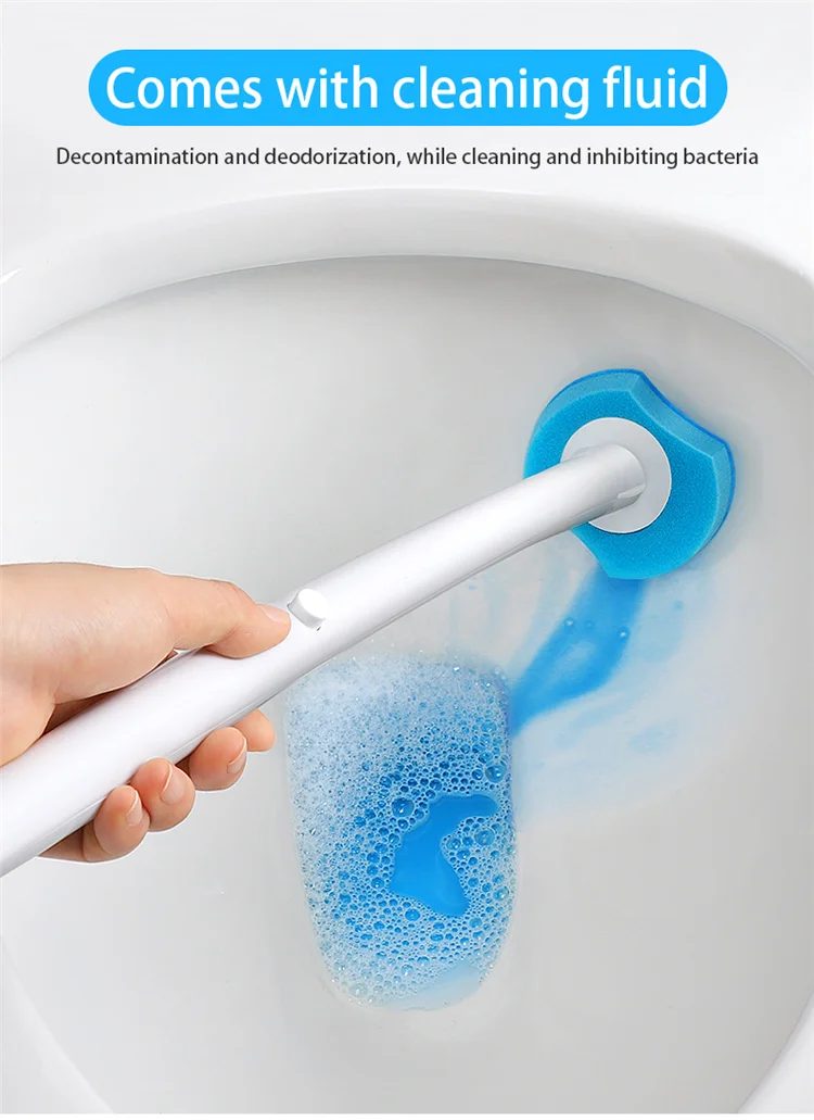 Disposable Toilet Brush Without Dead Angle Cleaning Tools Household ...