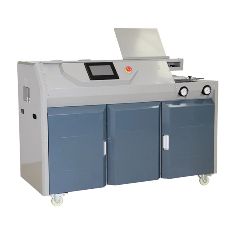 G60 Automatic Frequency Conversion Paper Glue Binder A4 A3 Size 320mm Notebook Hot Glue Book Binding Machine with Factory Supply