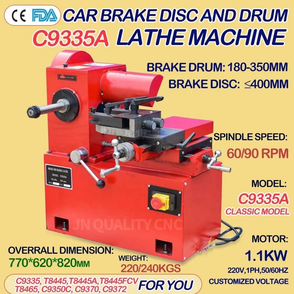 Тормозной токарный станок/тормозные барабаны диски станок C9335A C9335