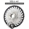 Argento nero 10 velocità 46T