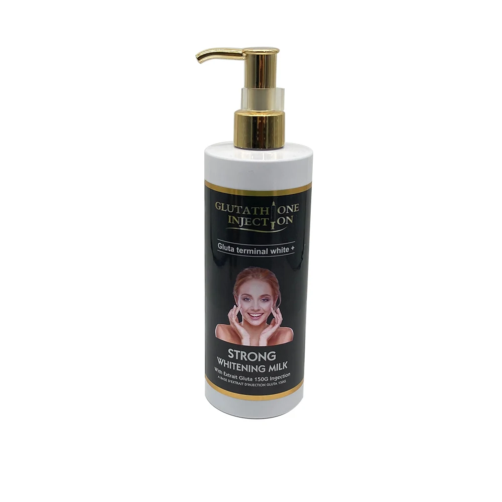glutathione strong whitening milk Glutathio with Vitamines C Gluta Terminal White Strong Whitening Milk 350ml  Body Lotion for Remove Acne&Dark Spots