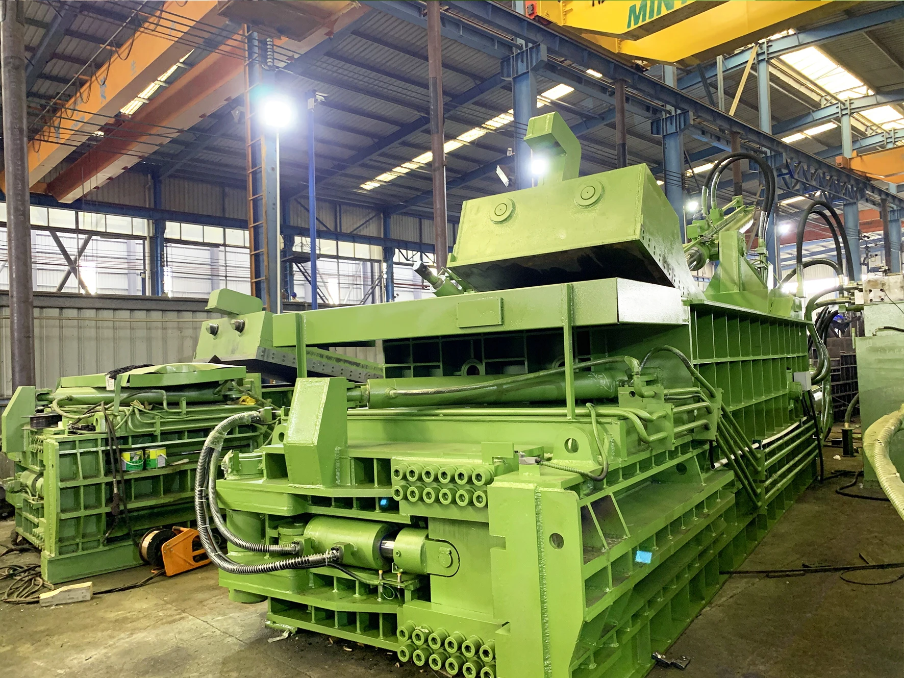 Keshang Hydraulic YJ-300T Horizontal Automatic Metal Stainless Steel Aluminum Alloy Soft Baler supplier