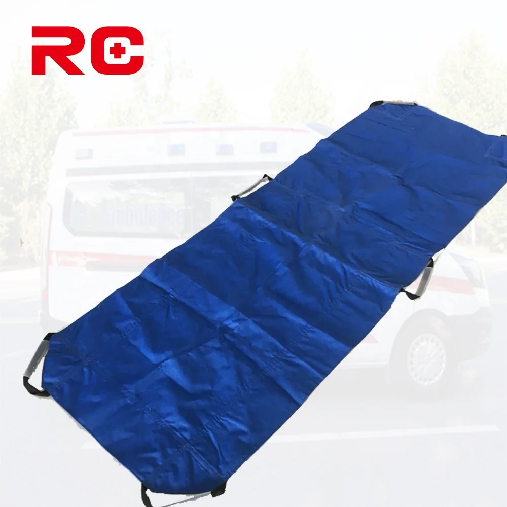Soft Shrinker  Made of PVC Coated Oxford Cloth Foldable Hospital Multi-purpose Folding Stretcher Thick Soft Stretcher