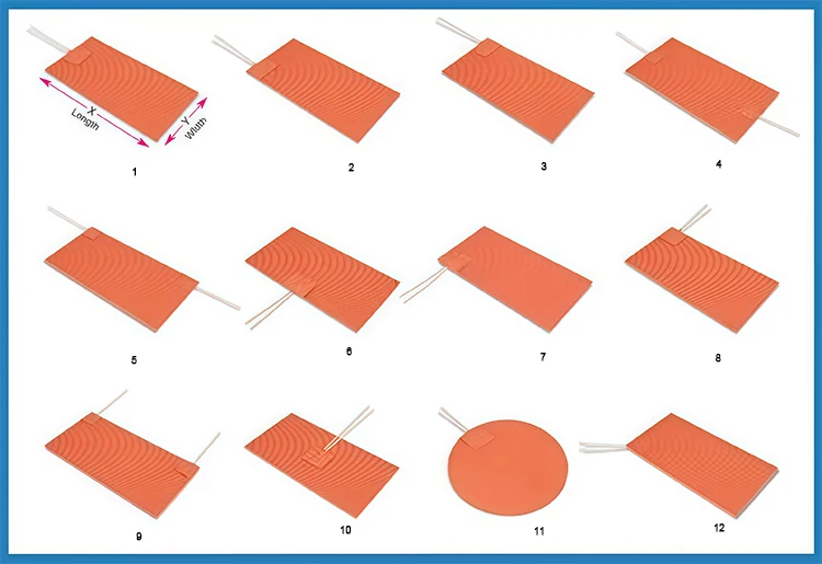 Flexible Silicone Heating Pad