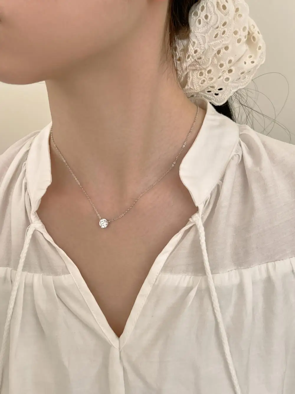 KAKODIY fashion new gold-plated 925 sterling silver boutique jewelry round pendant necklace detail 9