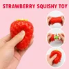 Strawberries Block Style