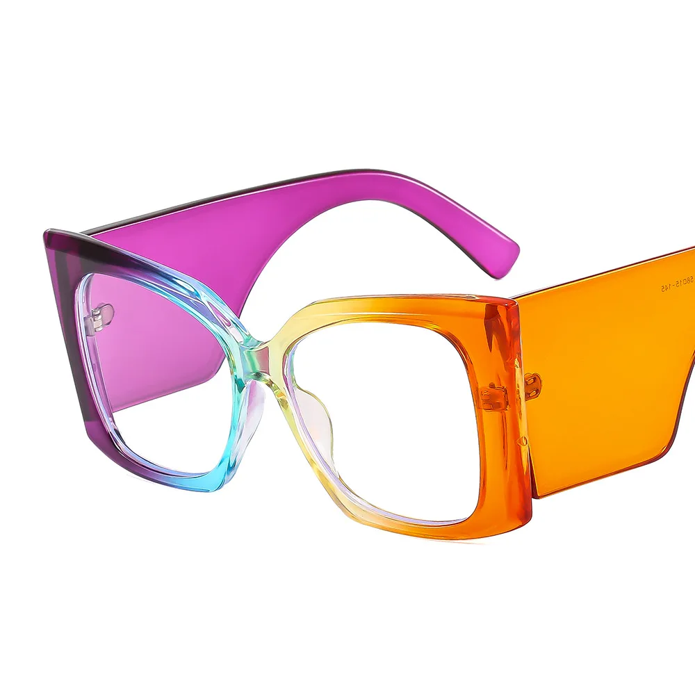 2024 Anti Blue Light Blocking Women Glasses Frames Optical Clear  Transparent Lens Fashion Prescription Eyewear Computer Glasses