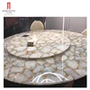 Round white crystal