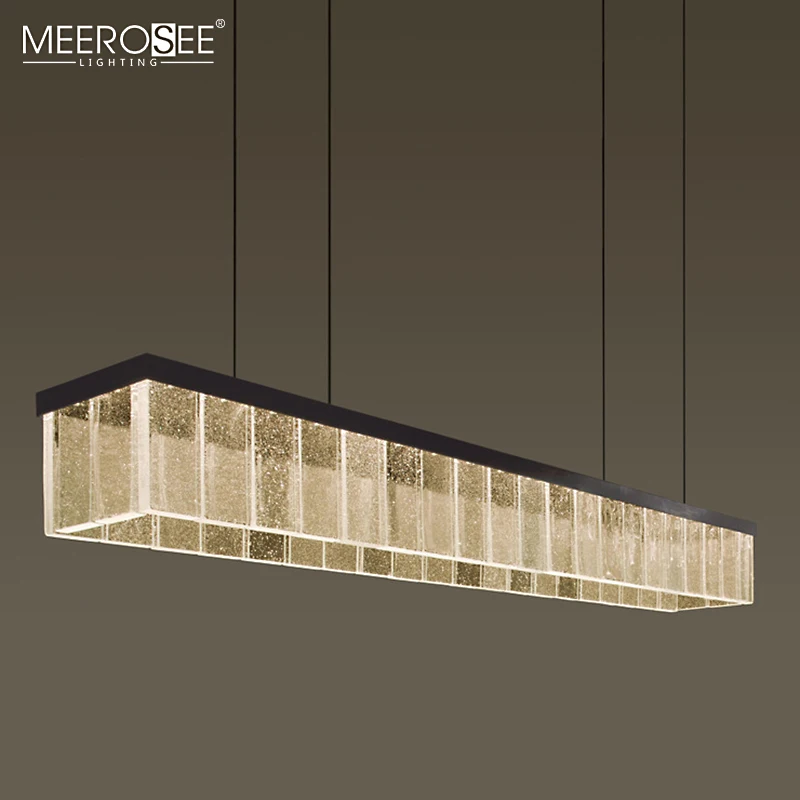 MEEROSEE High Quality Residential Fixtures Decorative Cafe Home Modern Acrylic LED Pendant Lamp MD86750