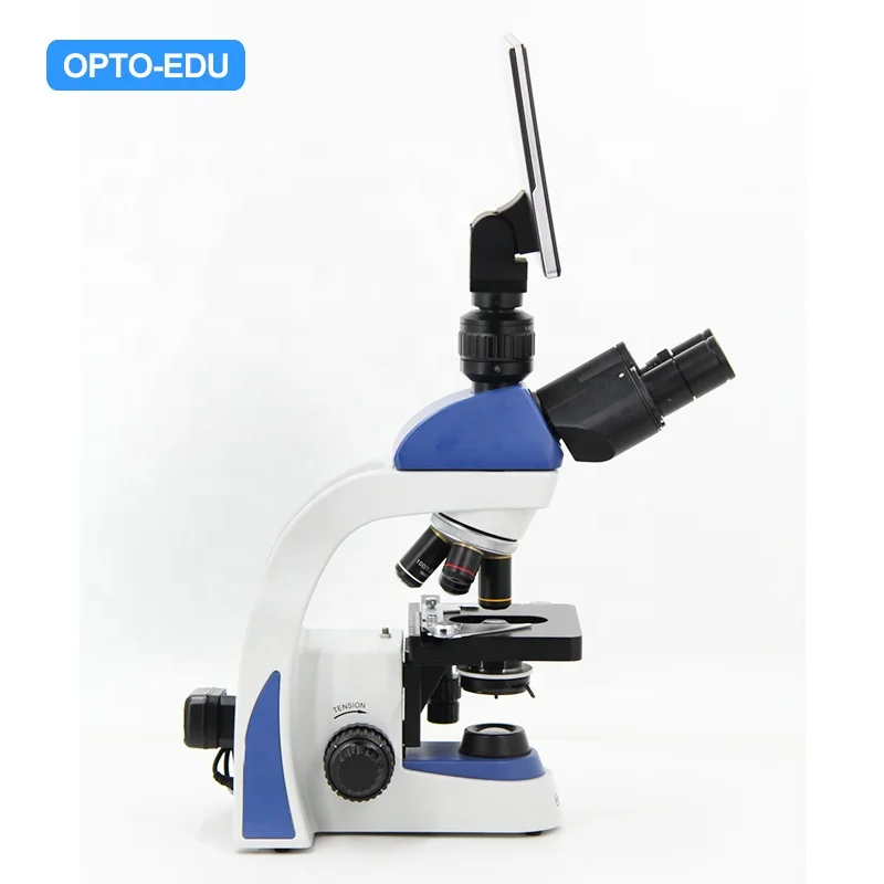 OPTO-EDU A33.0913USB三眼HDCCD生物学的デジタル顕微鏡Lcd