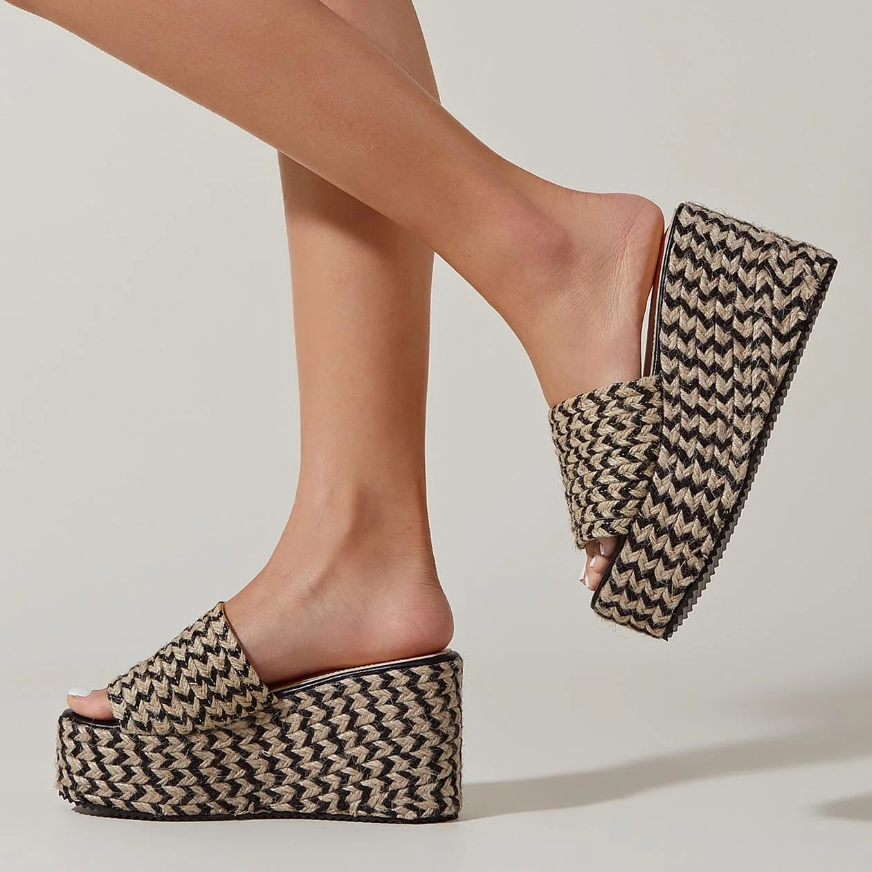 Pdep 2022 Summer New Style Girls Straw Platform Slippers Drop Shipping  Causal Height Increasing Women Wedges Sandals - Buy Woman Sandals New  Design,Sexy High Wedge Platform Sandal,Wedges Sandals Dropship Product on  Alibaba.com