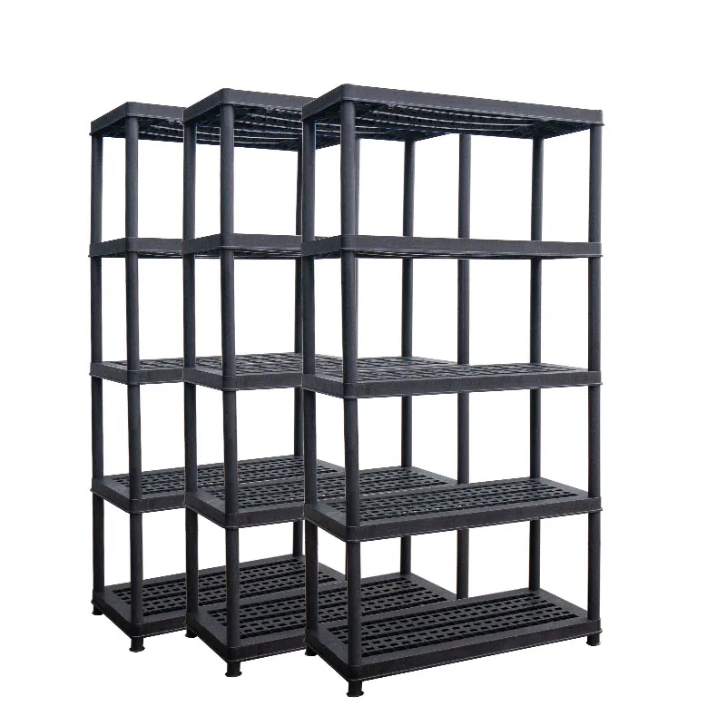 Storage Stacking Racks Plastic Shelf Boltless Garage Shelving