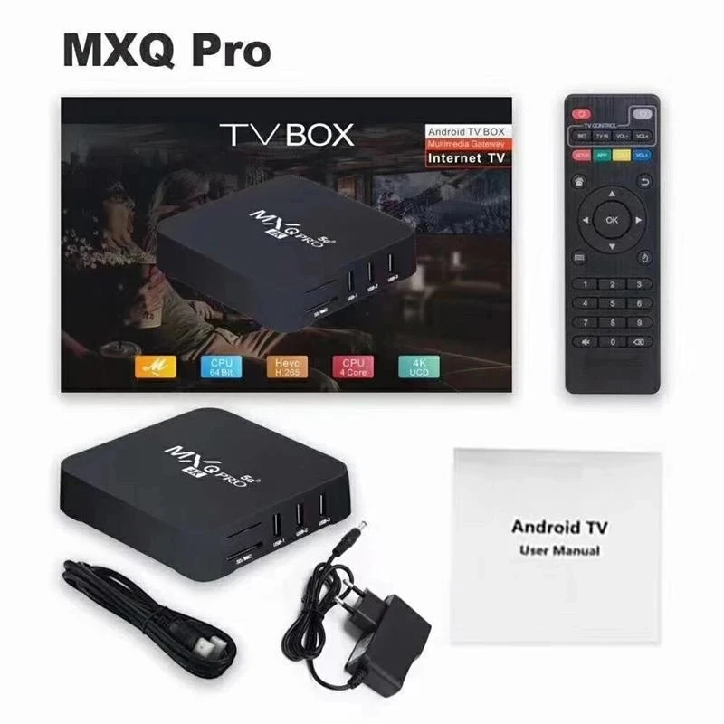 Multimedia Player Set Top Box Smart TV BOX MXQ Pro Android WiFi 5G 3D Youtube Media Player 4K Smart Tv Box