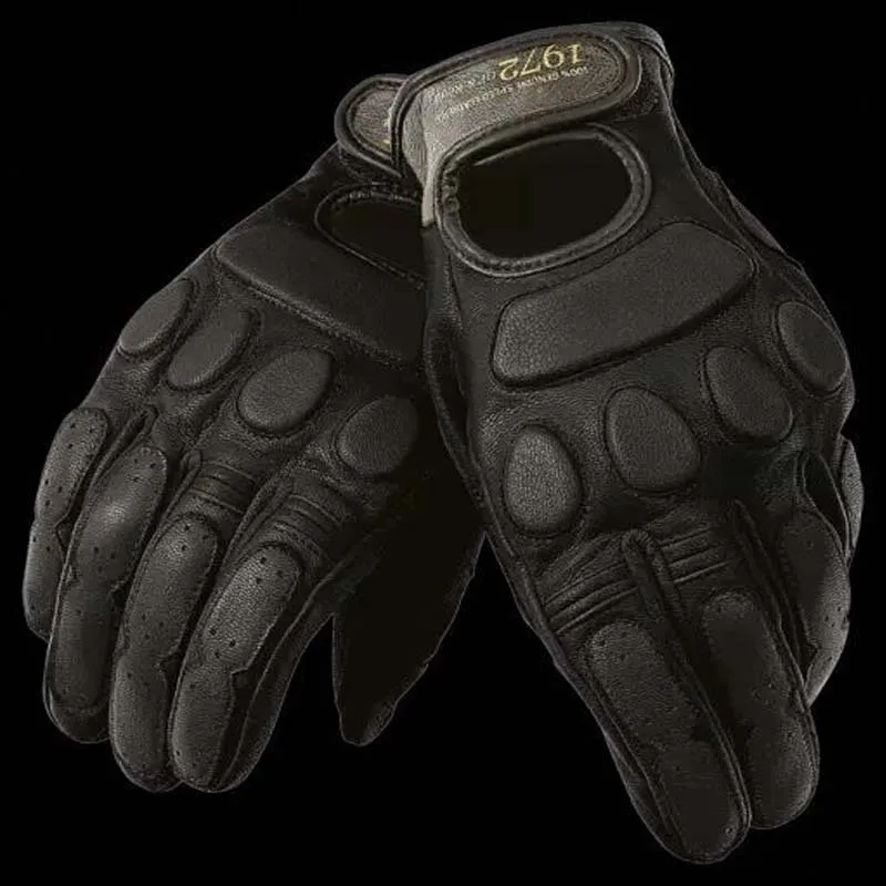 Перчатки SLKE из козьей кожи износостойкие тактические винтажные классические мотоциклетные перчатки для езды на велосипеде желтые