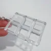 Pc six-button transparent-double-layer bottom case