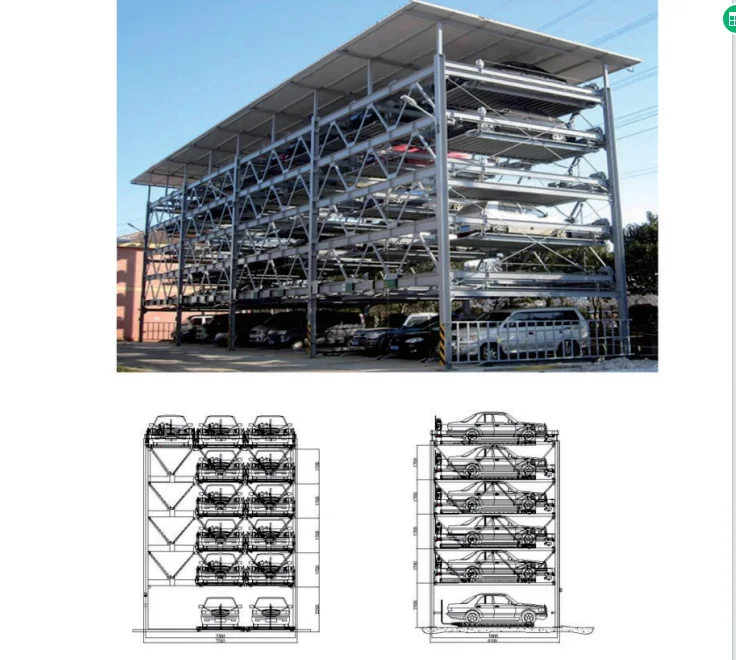 Six Level Lift/sliding Parking System - Buy Parking System,Sliding ...