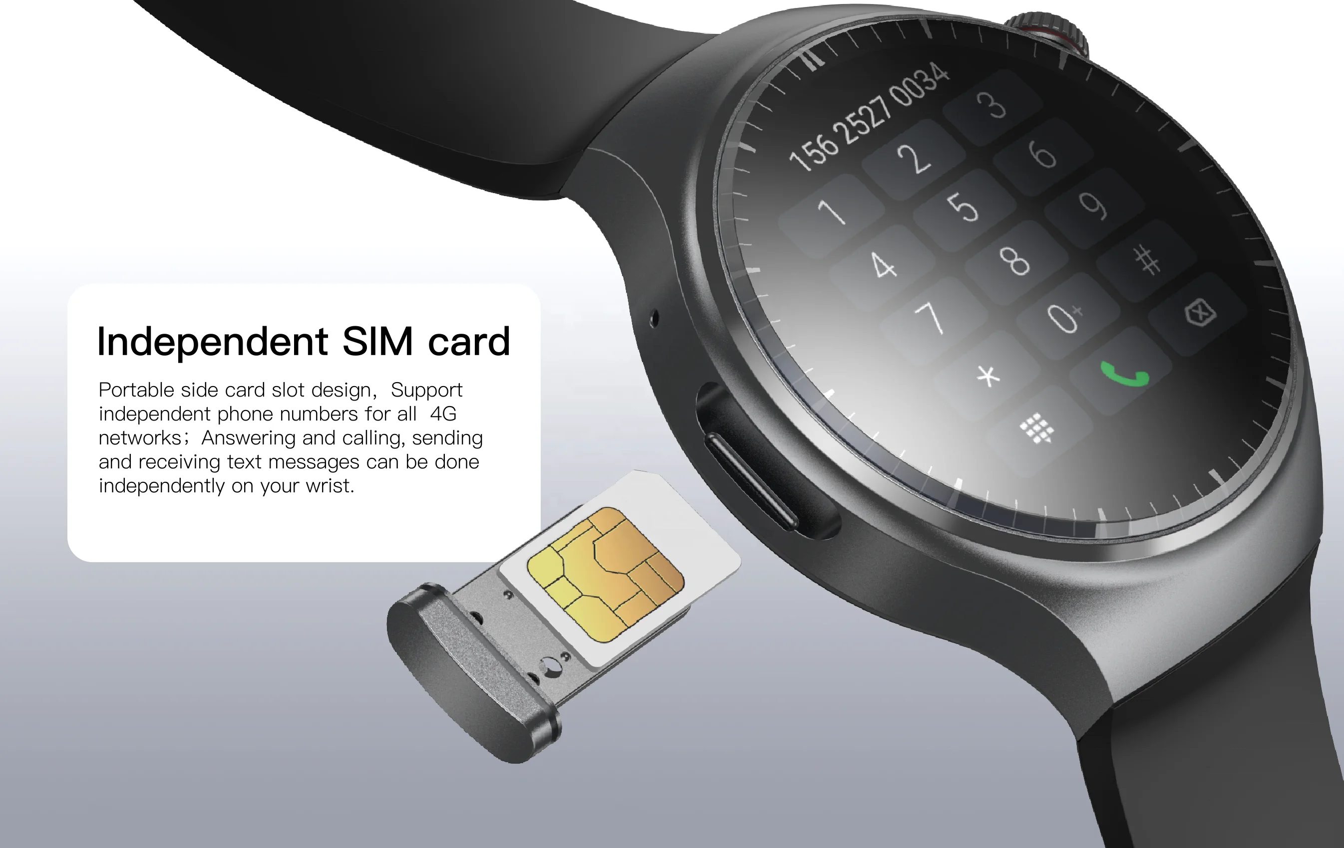 Classy Sim Call Smart Watch DM80 4g/5g Android Smartwatch with Sim