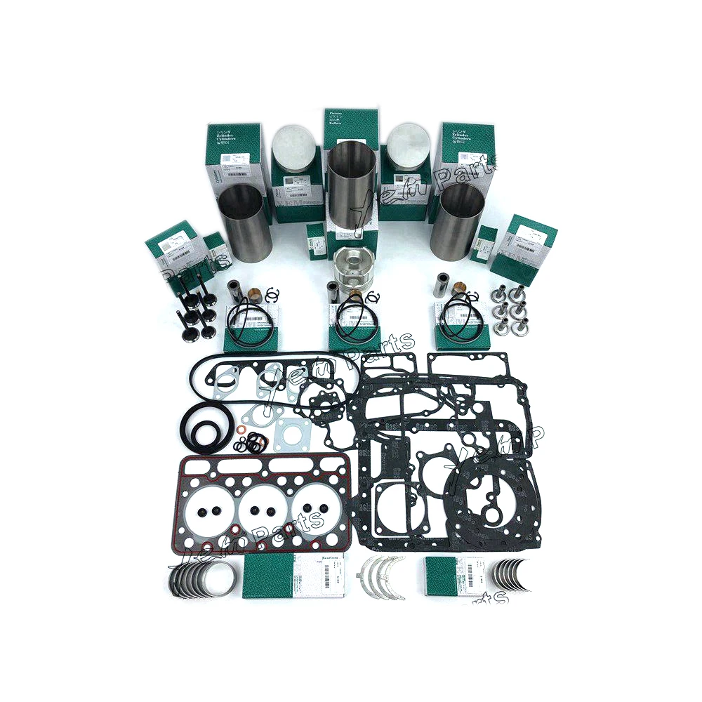 D1402IDI D1402 Engine Rebuild Kit With Gasket Kit Engine Valves Bearings Set for Kubota 2