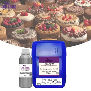 Natural D-linalool Oil (CAS 78-70-6) Model BY-023 Pure Botanical Extract for Industrial Daily Food Flavors EINECS 201-134-4 FEMA