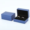 Blue wedding ring box