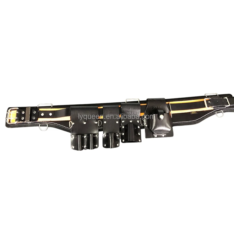 SCAFFOLDING LEATHER TOOL FROG  WITH PUNCHES BACK SUPPORT HEAVY DUTY BELT SET