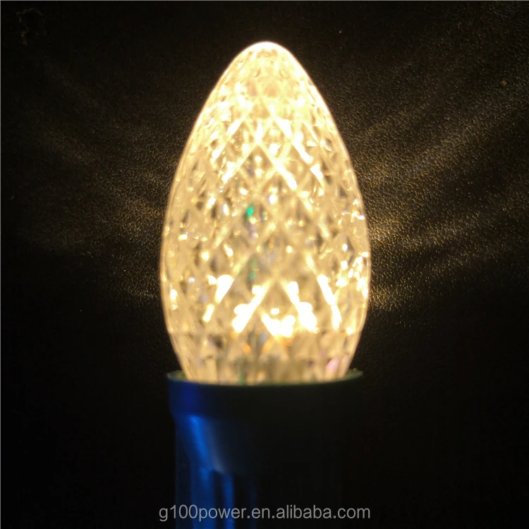 Top Viewing C7 C9 LED Christmas Light Bulbs for Outdoor Holiday Lighting Decorating
