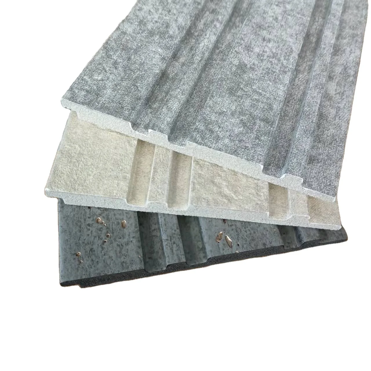 Free Sample Natural Wooden Colors PS Cladding  Decorative Wall Panel for Home Decoration
