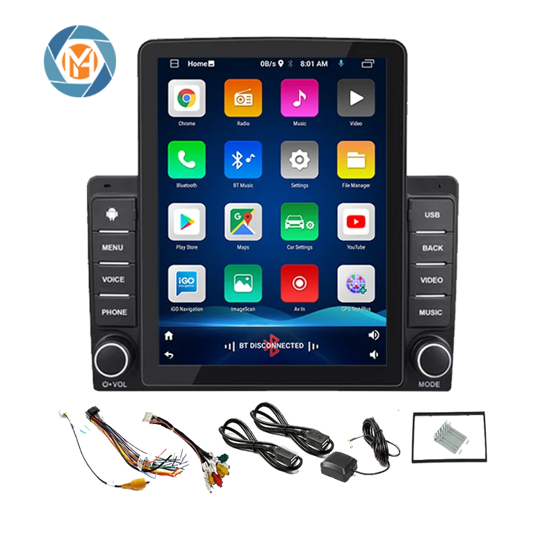 Parasit Sygdom Pakistan Source 9.5 Inch Android Car Radio Ips Vertical Touch Screen Stereo GPS  Navigation Radio Car DVD Player Universal 2 Din Head Unit on m.alibaba.com