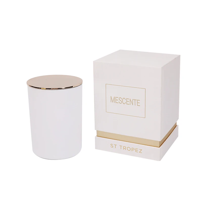 Wholesale Luxury Custom Empty Matte Black Candle Holder