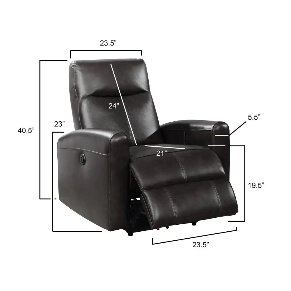 American Style Sillon Reclinable Electric Recliner Sofa Set Leather