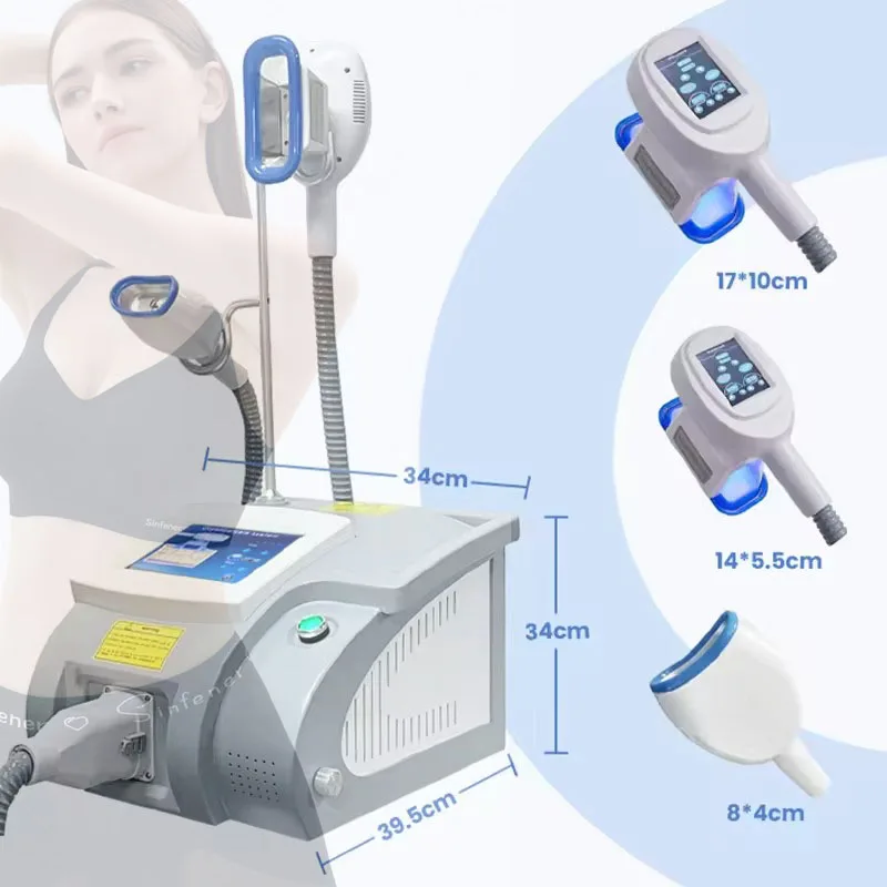 <p data-pm-slice="1 3 []">The Portable Cryo Fat Freezing Machine is designed for professional aesthetic businesses offering targeted body-contouring treatments. Supplied with three interchangeable cryolipolysis applicators, it supports treatment planning for different body areas, from the abdomen and waist to the buttocks, legs, arms and double chin.</p> With three applicator sizes in one compact system, practitioners can select an appropriate handle according to the treatment area and individual client assessment. This versatile configuration makes the machine a practical option for beauty salons, Med Spas and body-contouring studios looking to expand their non-invasive aesthetic service offerings. <strong>Included Applicators:</strong> <ul data-spread="false"> <li>Big Cryo Handle: 17 × 10 cm — abdomen and waist</li> <li>Medium Cryo Handle: 14 × 5.5 cm — buttocks and legs</li> <li>Small Cryo Handle: 8 × 4 cm — double chin and arms</li> </ul> Portable Cryo Fat Freezing Machine with 3 Handles for Professional Body Contouring