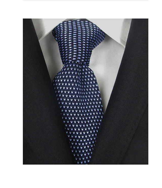 Corbata tejida clásica de negocios para hombres Elementos químicos de la tabla periódica Iconos blancos Corbatas 