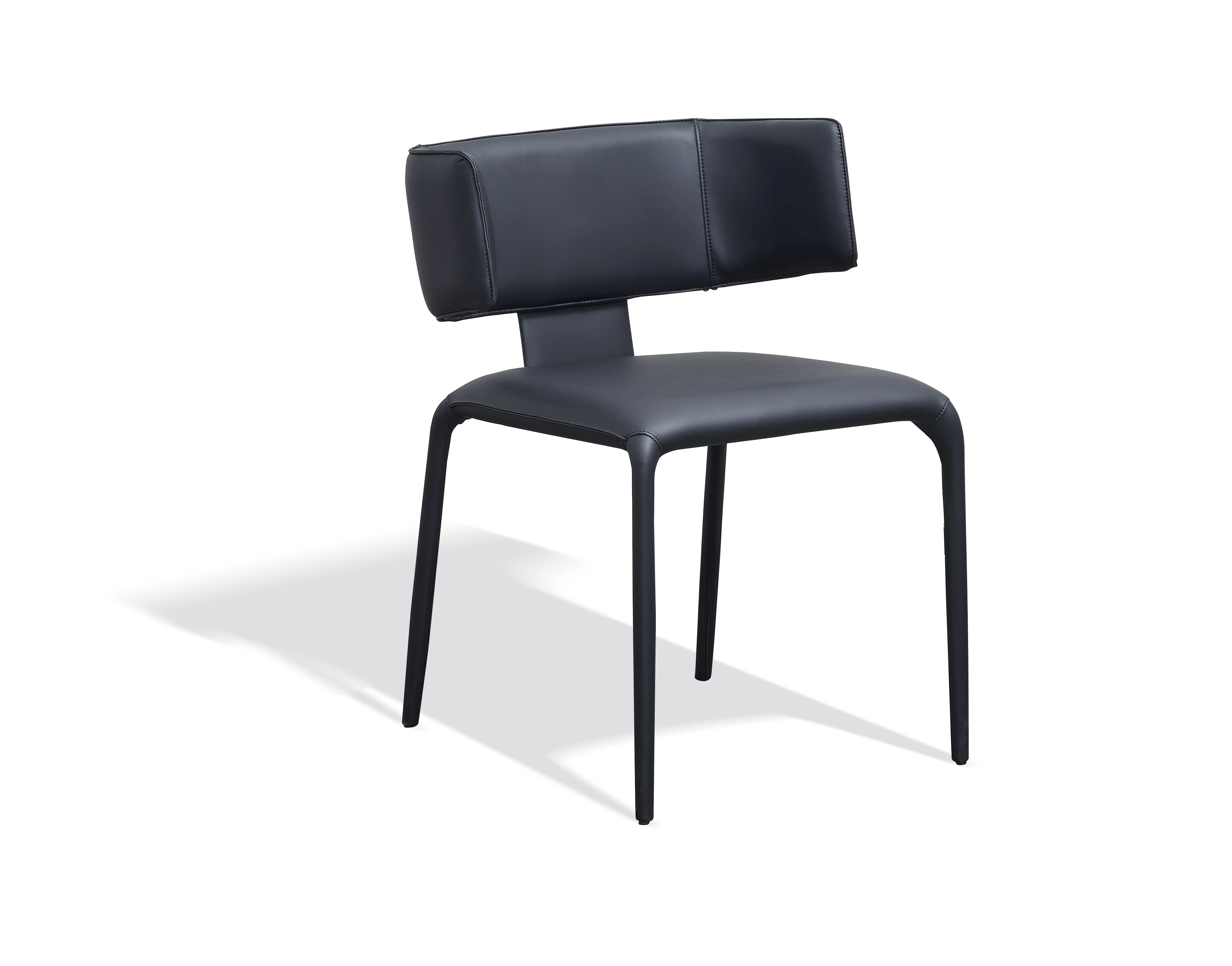 Modern Leather Dining Chairs Creative Unique Single Chair For Living