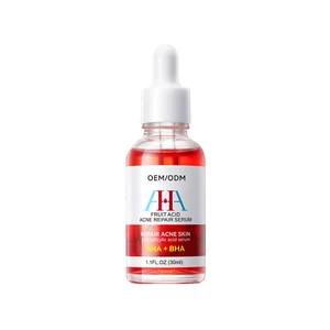 OEM New 30ml Hydroxy Acids Anti-Acne Face Serum Skin Care Moisturizer with Whitening & Anti-Aging Features