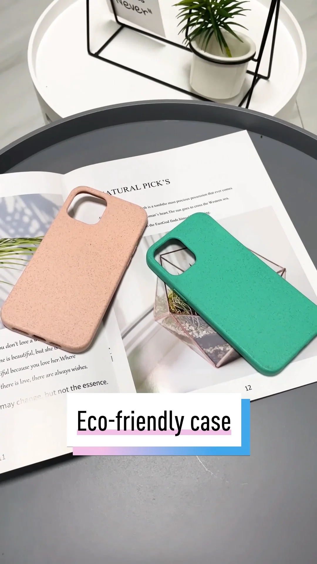 Eco Friendly Natural Wheat Straw Recycle Phone Case Biodegradable Tpu ...