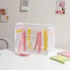 PVC beach bag (pink