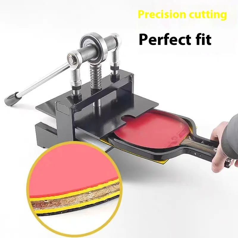 Professional Manual Table Tennis Anti-Rubber Cutting Machine with Equipment and Cutting Tools for Cutting Rubber