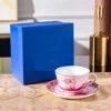 Pink cup and saucer