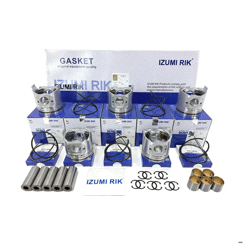 Fast Delivery Engine Parts IZUMI RIK Piston & Piston Ring Set for Kubota F2302