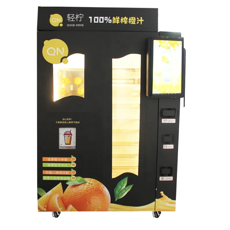 Good Quality Freshly Squeezed Orange Juice Vending Machine for Foods and Drinks Commercial Fruit Juice Making Machine