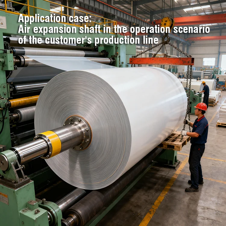 Air Shaft Adapter Rigid Steel Core Flexible 3 6 Inch Printing Machine Parts factory