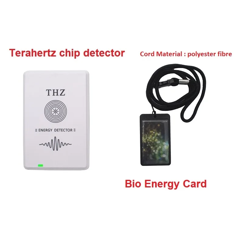 Terahertz Chip New Me Card with Bag Cord Negative Ions Card Bio Energy Quantum Terahertz Energy Nume Card