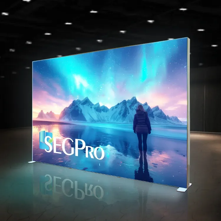 TianLang Qualitat disseny nou exposició comercial mòdul d'alumini SEG mostrador LED portable retroil·luminat 10x10 10x20 universal exposició comercial