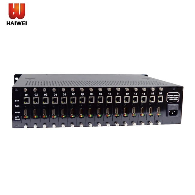 
H2160H 16 каналов iptv кодировщик h264 hdmi rtsp rtmp кодер для кабельного телевидения Цифровой кодирования и гостиничные телевизоры системы 
