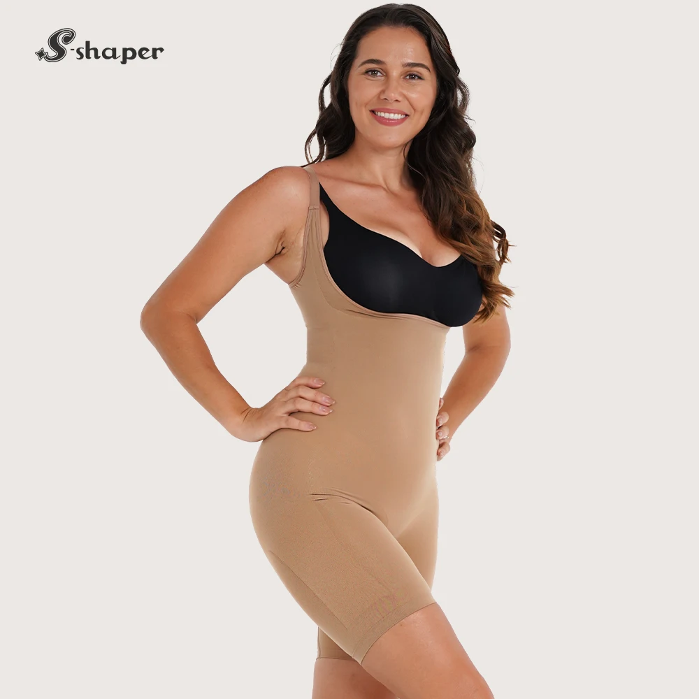 S-SHAPER Grande élasticité, post-partum, shapers sans couture, minceur, corsaire push-up avec lifting des fesses et contrôle du ventre