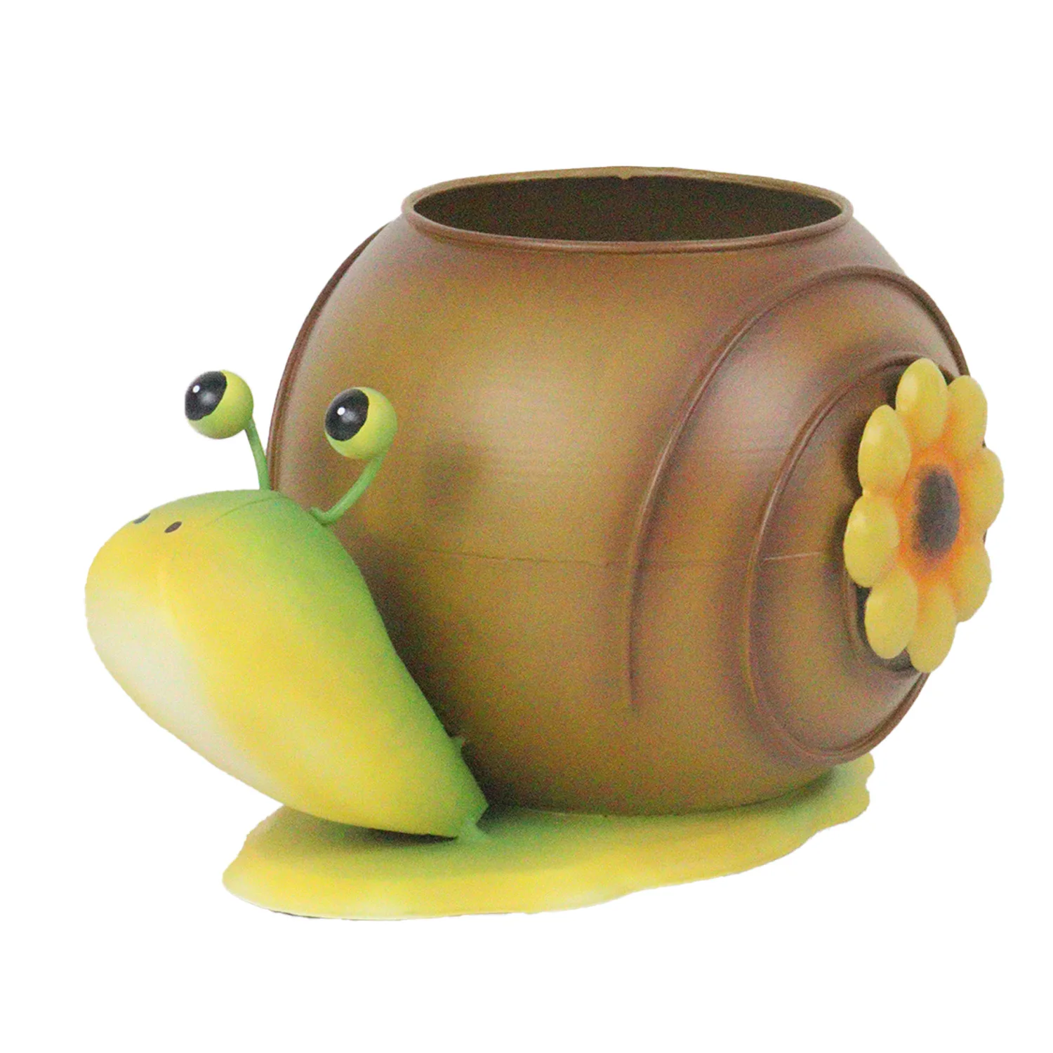 Unique Cute Planter Metal Snail Succulent Flower Pot  Fun Planter for  Outdoor or Indoor Spaces NA23A175