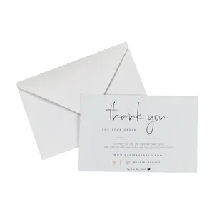 High Quality Colorful Luxury Custom logo Full Printing Birthday Festival Invitation Card Wedding Card Thank You Card