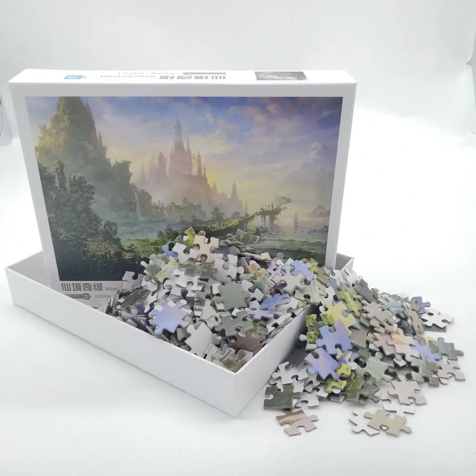New Arrival Best Quality Customized Jigsaw Puzzles 500 Pieces Custom
